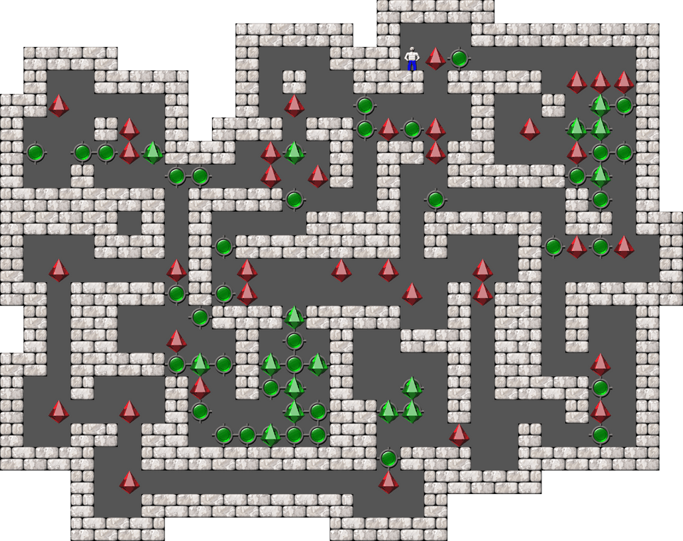 Sokoban Mass Remodel level 316